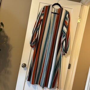 Long Sleeve Open Front Long Jacket Cardigan Cover Up